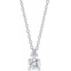 Accented Claw-Prong Necklace