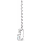Accented Claw-Prong Necklace - Image 2
