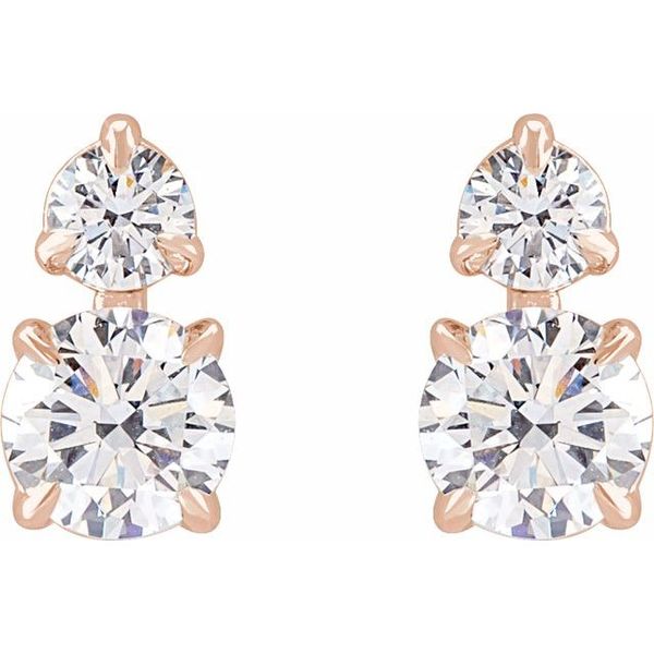 Lab-Grown Diamond Earrings - Image 2