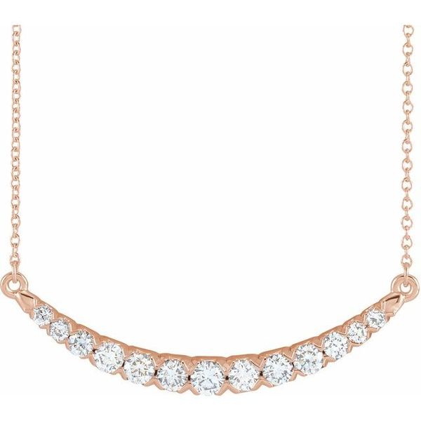 Lab-Grown Diamond Bar Necklace