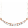 Lab-Grown Diamond Bar Necklace
