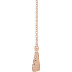 Lab-Grown Diamond Bar Necklace - Image 2