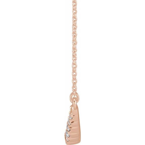 Lab-Grown Diamond Bar Necklace - Image 2