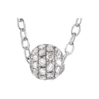 Pavé-Style Ball Necklace