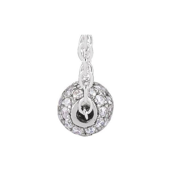 Pavé-Style Ball Necklace - Image 2