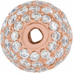 Pavé-Style Ball Pendant - Image 2