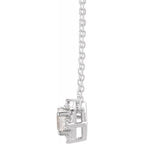 Halo-Style Birthstone Necklace - Image 2