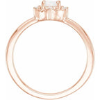 Halo-Style Birthstone Ring - Image 2