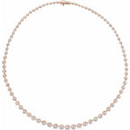 Lab-Grown Diamond Line Necklace