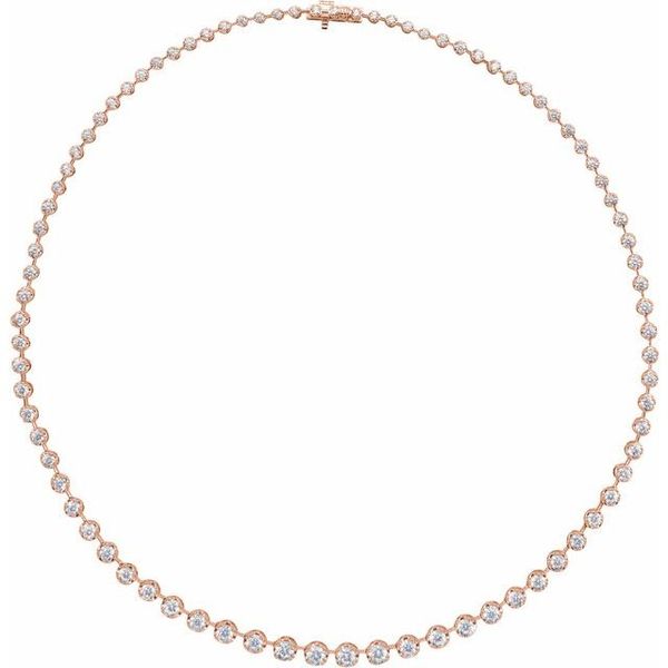 Lab-Grown Diamond Line Necklace