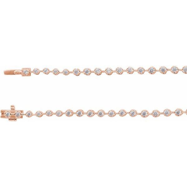 Lab-Grown Diamond Line Necklace - Image 2