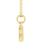 Petite Pavé® Accented Numeral Necklace - Image 3