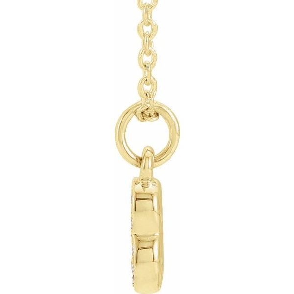 Petite Pavé® Accented Numeral Necklace - Image 3