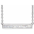 Lab-Grown Bar Necklace