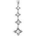 Journey Floral Graduated Pendant