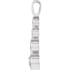 Journey Graduated Bezel-Set Pendant - Image 2