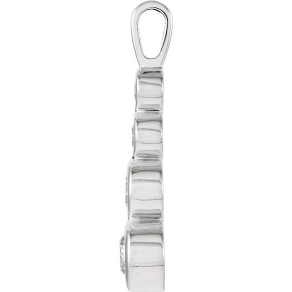 Journey Graduated Bezel-Set Pendant - Image 2