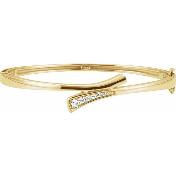 Journey Hinged Bangle Bracelet