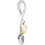 Double Heart Pendant - Image 2