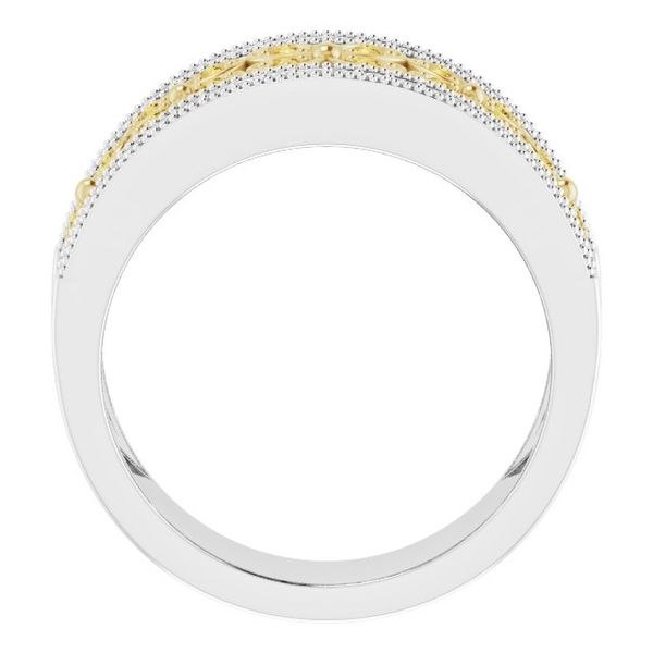 Accented Floral Ring - Image 2