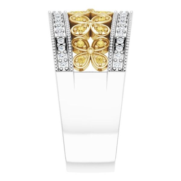 Accented Floral Ring - Image 4