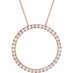 Accented Circle Necklace