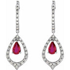 Accented Dangle Earrings - Image 2
