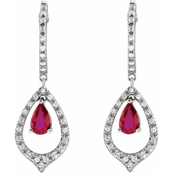 Accented Dangle Earrings - Image 2