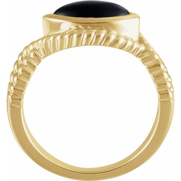 Bezel-Set Rope Ring - Image 2