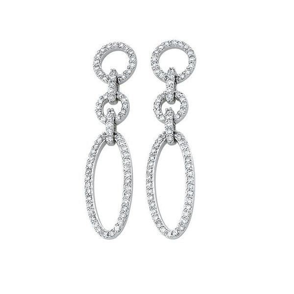 Accented Geometric Earrings - Image 2