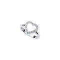 Accented Heart Ring
