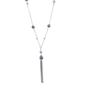 Sterling Silver Tahitian Pearl Necklace