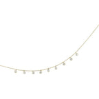 Bezel-Set Station Necklace - Image 2