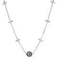 Sterling Silver Tahitian Pearl Necklace