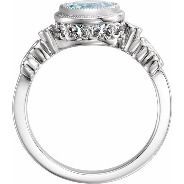 Accented Bezel-Set Ring - Image 2