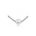 Sterling Silver Freshwater Pearl Solitaire Necklace
