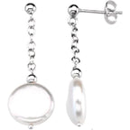 Coin Pearl Earrings