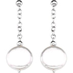 Coin Pearl Earrings - Image 2