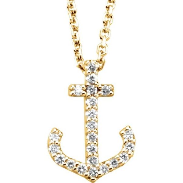 Petite Anchor Necklace
