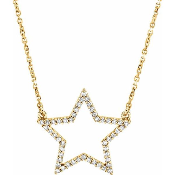Accented Star Necklace