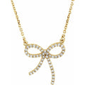 Bow Necklace