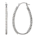 Inside-Outside U-Hoop Earrings