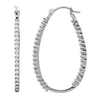 Inside-Outside U-Hoop Earrings