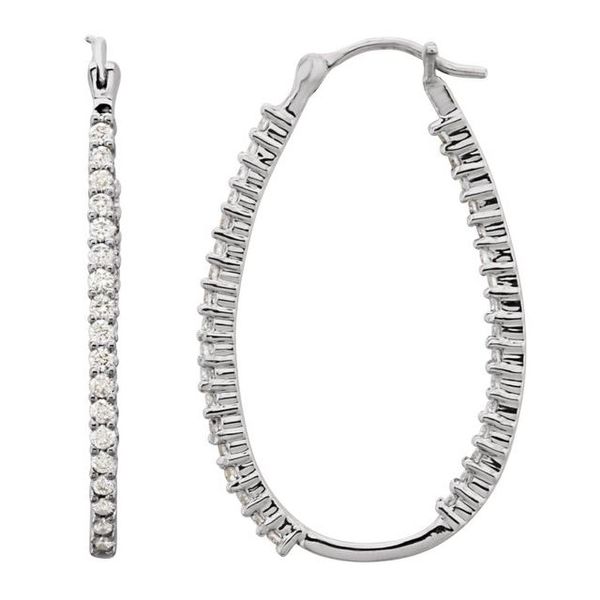 Inside-Outside U-Hoop Earrings