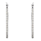 Inside-Outside U-Hoop Earrings - Image 3