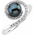 Accented Pearl Ring