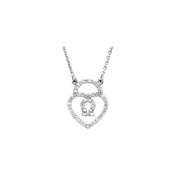Heart Padlock Necklace