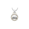 Accented Alligator Skin Necklace