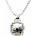 Accented Alligator Skin Necklace
