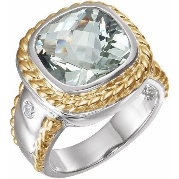 Accented Rope Ring